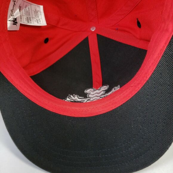 Disney Parks Baseball Cap Hat Mickey Mouse Red Black 1928 Snapback flat bill - Picture 6 of 6